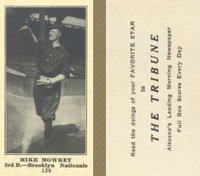 1916 Altoona Tribune #129 Mike Mowrey Baseball Card