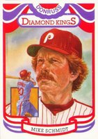 1984 Donruss #23 Mike Schmidt Diamond Kings-Steel Baseball Card