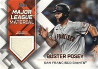 2022 Topps Major League Material #MLMBP Buster Posey Baseball Card