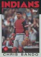 1986 Topps #594 Chris Bando Baseball Card