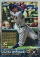 2015 Topps Chrome #54 George Springer Refractor Baseball Card