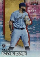 2021 Bowman's Best #28 Alek Manoah Gold Refractor Baseball Card