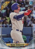 2018 Bowman Rookie of the Year Favorites Chrome #AV Alex Verdugo Baseball Card