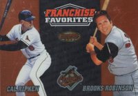 2000 Bowman's Best Franchise Favorites #FR2C Brooks Robinson/Cal Ripken Franchise Favorites Baseball Card