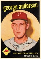 1959 Topps #338 George Anderson Baseball Card