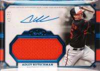 2024 Topps Tier One Autographed Tier One Jumbo Relics #AR Adley Rutschman Blue Baseball Card