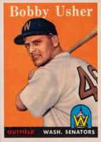 1958 Topps #124 Bobby Usher Baseball Card