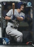 2016 Bowman #150 Corey Seager Chrome Baseball Card