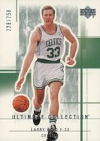 2003 Ultimate Collection  #7 Larry Bird Basketball Card
