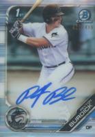 2019 Bowman Draft Chrome Draft Picks Autograph #CDAPB Peyton Burdick Refractor Baseball Card