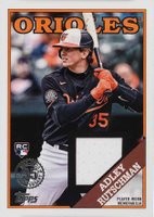 2023 Topps 1988 Topps Baseball Relics #88RARU Adley Rutschman Series 2 Baseball Card