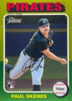 2024 Topps Heritage #594 Paul Skenes Chrome Baseball Card
