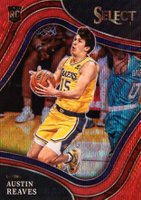 2021 Panini Select #248 Austin Reaves Red Wave Prizm Basketball Card