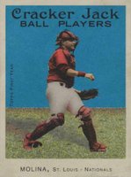 2004 Topps Cracker Jack #204 Yadier Molina Mini Blue Baseball Card