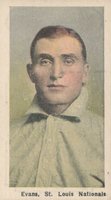 1910 Sporting Life # Steve Evans Baseball Card