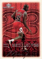 1999 Upper Deck MVP #185 Michael Jordan Silver Script Basketball Card