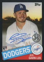 2020 Topps 1985 Topps 35th Anniversary Autographs #85AGL Gavin Lux Black Baseball Card