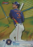 2018 Bowman's Best Top Prospects #TP-3 Kyle Tucker Gold Baseball Card