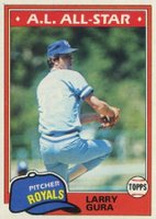 1981 Topps #130 Larry Gura Baseball Card