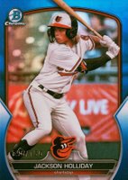 2023 Bowman Draft #BDC118 Jackson Holliday Chrome-Blue Baseball Card