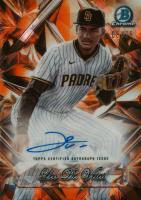 2025 Bowman Sapphire Edition Sapphire Selections Autographs #SSALD Leo de Vries Orange Baseball Card