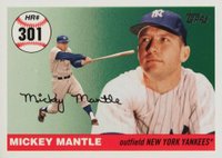 2007 Topps Mantle Home Run History #301 Mickey Mantle Baseball Card