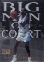 2012 Fleer Retro Z-Force Big Men on Court #15 Michael Jordan Basketball Card