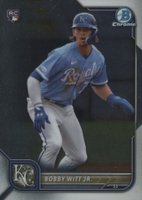 2022 Bowman Chrome #77 Bobby Witt Jr. Baseball Card