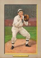 1911 Turkey Reds #123 Ira Thomas Checklist Back Baseball Card