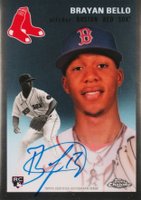 2023 Topps Chrome Platinum Anniversary Autographs #BBE Brayan Bello Baseball Card
