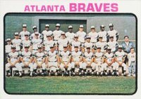 1973 Topps #521 Atlanta Braves Team Baseball Card