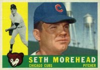 1960 Topps #504 Seth Morehead Baseball Card