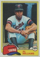 1981 Topps #569 Al Williams Double print Baseball Card