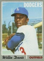 1970 Topps #390 Willie Davis Baseball Card