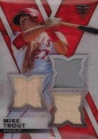 2015 Topps Triple Threads Triple Thr3ds #T3DMTT Mike Trout Baseball Card