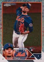 2023 Topps Chrome Logofractor Edition #217 Kodai Senga Baseball Card