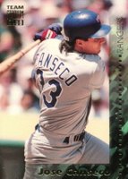 1994 Stadium Club Team Series #250 Jose Canseco Baseball Card