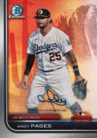2023 Bowman Chrome 2022 AFL Fall Stars Autograph #AFLS8 Andy Pages Baseball Card