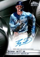 2025 Topps Chrome Black Autographs #BW Bobby Witt Jr. Baseball Card
