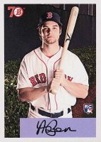 2017 Topps Throwback Thursday  #77 Andrew Benintendi Baseball Card