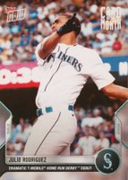 2022 Topps Now Card of the Month #M-JULY Julio Rodriguez Error Baseball Card