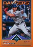 2024 Topps Transcendent Collection Transcendent Icons Chrome #59 Wyatt Langford Orange Refractor Baseball Card