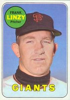 1969 Topps #345 Frank Linzy Baseball Card