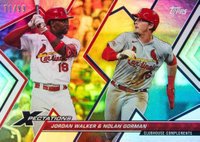 2023 Topps Xpectations #64 Jordan Walker/Nolan Gorman Baseball Card