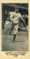 1916 Sporting News #100 Jimmy Lavender Blank Back Baseball Card