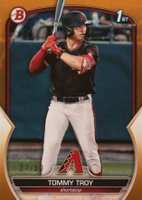 2023 Bowman Draft #BD103 Tommy Troy Gold Baseball Card