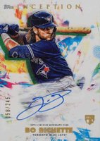 2020 Topps Inception Rookies & Emerging Stars Autographs #BBI Bo Bichette Baseball Card