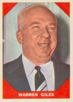 1960 Fleer Baseball Greats #73 Warren Giles Baseball Card
