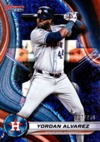 2024 Bowman's Best #29 Yordan Alvarez Purple Mojo Baseball Card