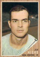 1962 Topps #428 Joe Hicks Baseball Card